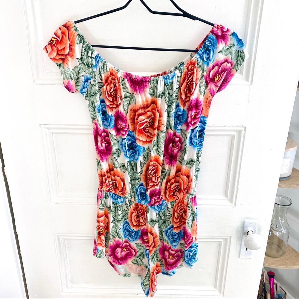 Forever 21 Floral Romper